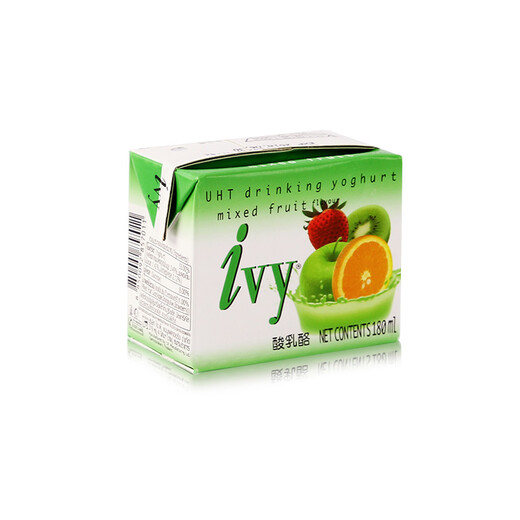 Ivy (Ivy) Thai original imported yogurt drink mixed fruit flavor 180ml*24 boxes of yogurt drink for adults and children