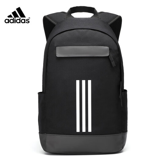 Adidas Backpack Backpack Men's and Women's Casual Sports Bag Training Bag Student School Bag Black