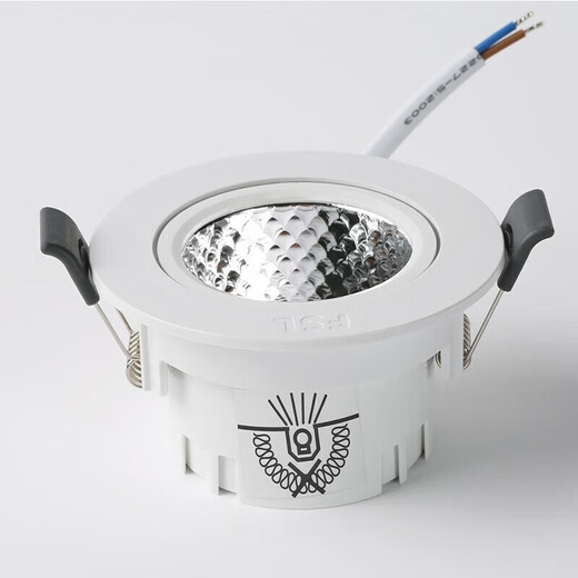 Foshan Lighting Foshan Lighting LED spotlight deep anti-glare embedded hill spotlight hole light aisle corridor background wall 3W warm yellow (3000K)