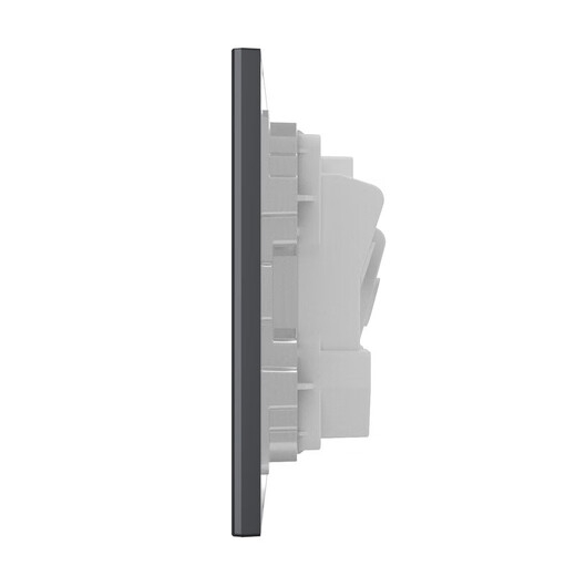 ABB switch socket panel Xuanpu series gray 86 type household power supply five-hole socket