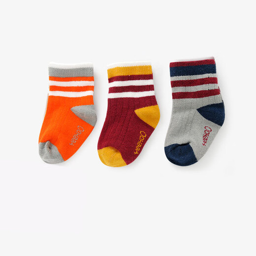 Calcetines para bebés de Ying, niños y niñas, aprenden a caminar, calcetines de algodón sin deslizamiento, otoño e invierno, 3 pares, 188a6212 188a6210 188a6213 baby de niña 188a6210 granate 7.5cm 0-3 meses