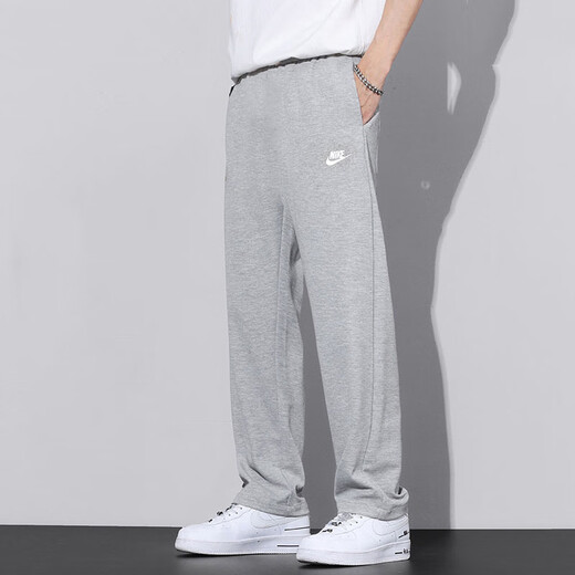 Nike (NIKE) gray men's trousers, autumn and winter straight sports running casual trousers BV2767-063 XL size/150-180Jin Jin equals 0.5kg/180