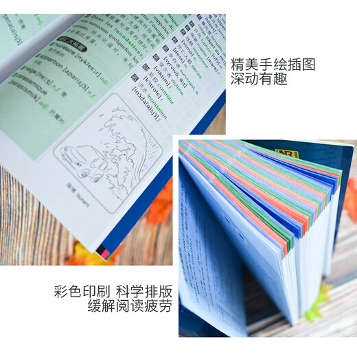 超好用超好记15000法语单词随身背：1740个实用经典例句 赠音频 法语入门自学教材 法语词汇书 法语词汇联想速记