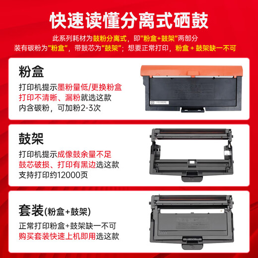 El color de Zhenyin es adecuado para Lisichen GA3028DN Polvo Box 7029 3032DN SP1800 GA7030DN Cartucho de tóner de tóner DR328U Páginas de batería