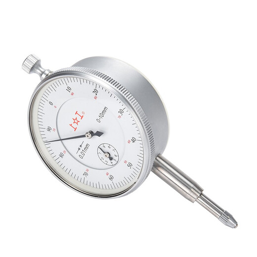 Shanggong mechanical dial indicator 0-10mm, surface diameter 60mm, level 1 white, graduation value 0.01, indicator pointer table BG1-10