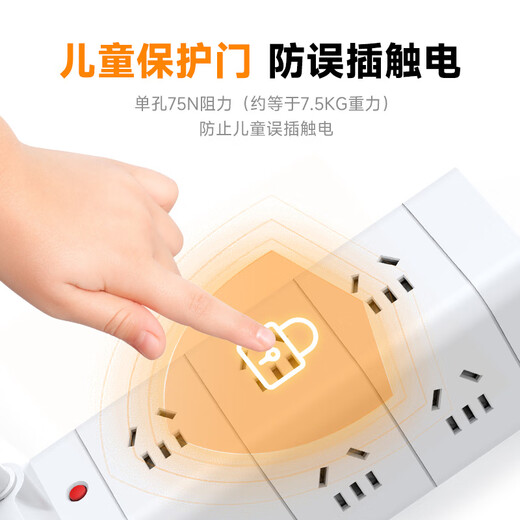 Tingsheng enchufe vertical/regleta de enchufes/regleta de enchufes/placa de enchufe/tablero de terminales/tablero de línea de tracción/control maestro 1,8 metros protección contra sobrecarga Conector de CA de 12 bits 2USB-A+2TYPE-C