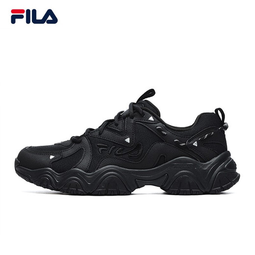 FILA 斐乐猫爪鞋4代男鞋复古老爹鞋时尚休闲运动鞋透气厚底鞋猫爪6 黑-BK （猫爪4） 42