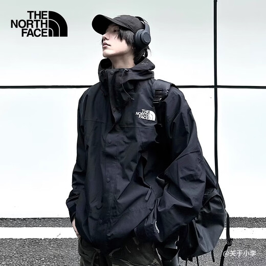 Die North Face UE-Jacke Herren Gore-Tex Hardcore Waterdess atmungsable Hartschalenjacke auf dem neuen US-Code 831m 4HF/Schwarz (neu im Herbst und Winter 25) l/180/108a
