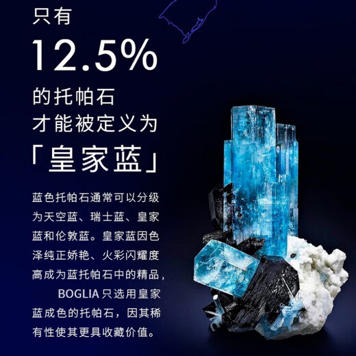 BOGLIA earrings for girls, 2024 new topaz earrings, earrings, birthday gifts for girlfriends and wives, topaz earrings