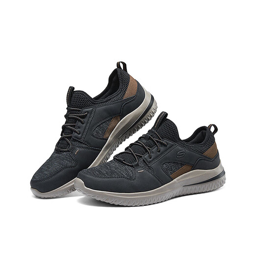 Skechers Men's Autumn Casual Shoes Soft Sole Cushioning Sneakers Lightweight Increased Versatile Outdoor Sports Shoes 210797