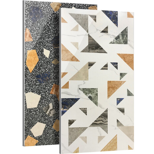 Yuanjing-Keramikfliesen Terrazzo Anti-Rutsch-Bodenfliesen 600x1200 Küche, Badezimmerbodenfliesen Wohnzimmer-Geschäft Antique Keramikfliesen 12803 [einteiliger Preis] 1200x600