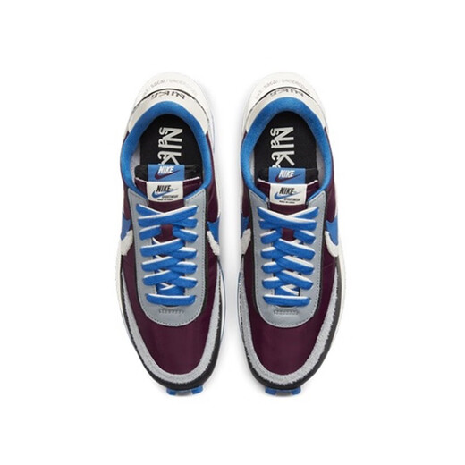 耐克（NIKE）女鞋 Sacai X  VaporWaffle 三方联名解构男女运动休闲运动跑步鞋 DJ4877-300 黑蓝红 40.5