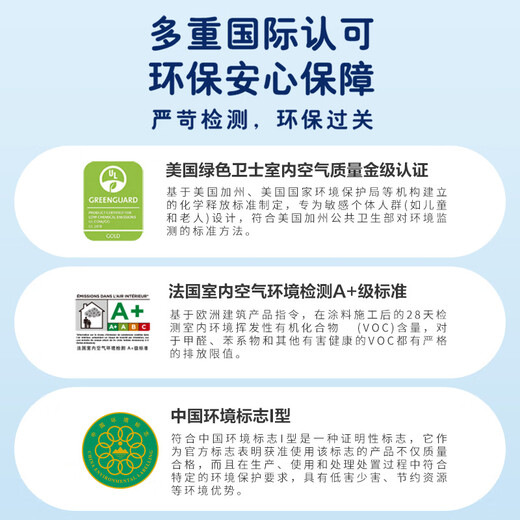 多乐士（Dulux）致悦抗甲醛高效抗菌净味五合一乳胶漆白色内墙漆油漆涂料 A753 5L单桶 可调色（调色后不退换）