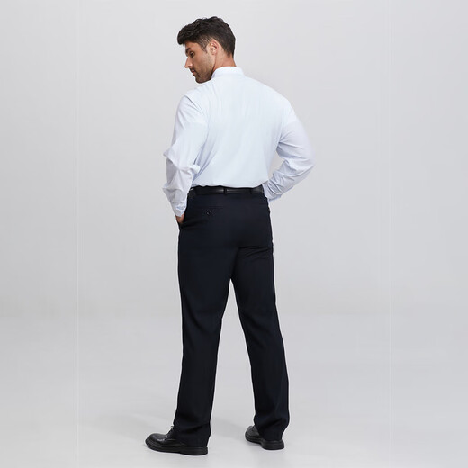 Dibinze pantalones de gran tamaño Hombres con grasa de talla grande Negocio Formal Wear Fat Man Fool Loos