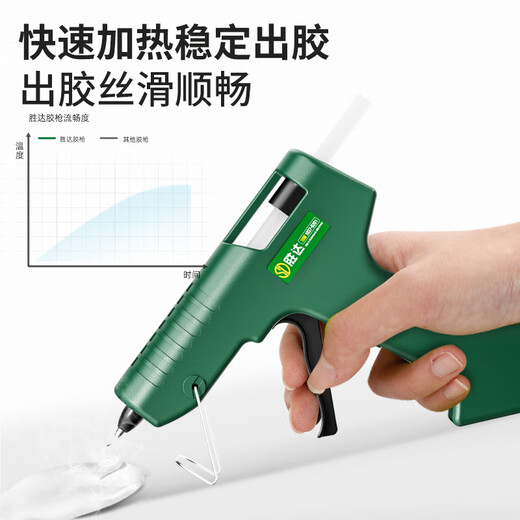 Shengda hot melt glue gun wireless children's handmade household rechargeable lithium electric hot melt gun glue strip small hot melt glue stick