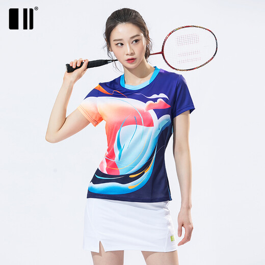 
New Tennis Clothing Set Badminton Clothing Spring and Summer Short Tops Men's Team Clothing Personalized T-shirt Breathable Quick Dry Men's Top C11978 XL