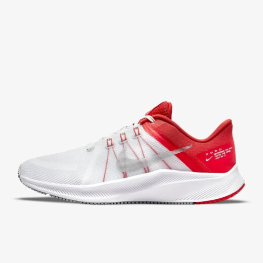 耐克（NIKE）男鞋夏季新款QUEST 5飞线透气休闲缓震耐磨轻便运动跑步鞋子 DA1105-100/白红 43