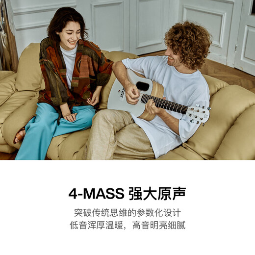 拿火吉他初学者民谣乐器成人旅行儿童入门送礼36寸吉他LAVA源 原声版