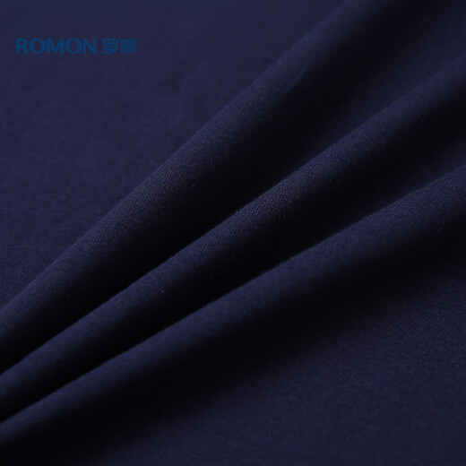 ROMON short-sleeved T-shirt for men summer casual short-sleeved men ice silk base shirt T-shirt for men LM688 black 4XL