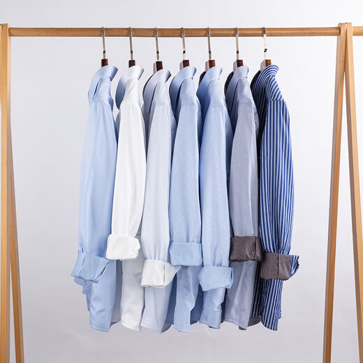 ROMON Шерстяная подкладка Жидкий аммиак Негладкая теплая рубашка Мужская зимняя утолщенная деловая повседневная однотонная профессиональная белая рубашка Белая YB7170 42