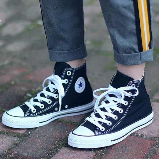 Converse ALL star evergreen men's shoes women's shoes classic casual shoes couple's shoes high top canvas shoes student shoes 101010 classic high top 36 /3.5
