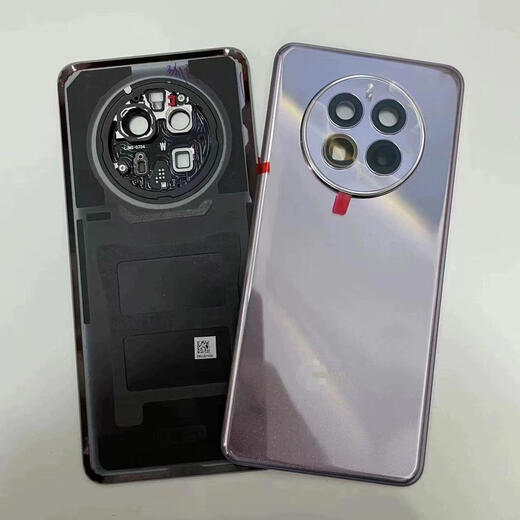 Suitable for Huawei mate50 original mobile phone glass back cover mate50pro original back cover mobile phone back cover Mate50 pro streamer purple back cover pure