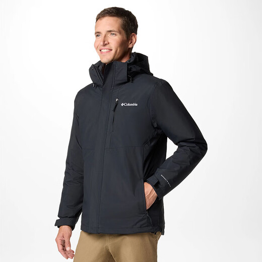 Columbia Columbia Chocking Clothing's Vêtements pour hommes 24 Automne et hiver Nouveau produit extérieur imperméable et Coton chaud Cotton trois en un WE3892 010 S 170 / 92A