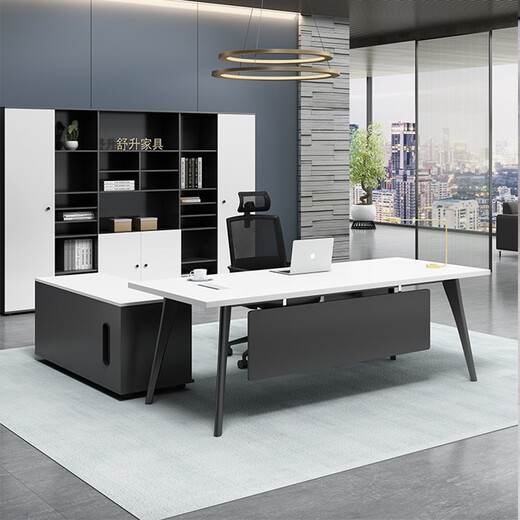 Shuxuan Boss Desk Simple Modern Office Furniture President Desk Office Desk Manager Office Chair Supervisor Desk 1.4*0.7 Meter Boss Desk (Single Table)