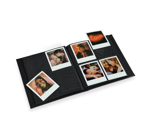 Polaroid Polaroidzubehör Foto Papier Aufbewahrung großes Album 160 schwarze Fotos