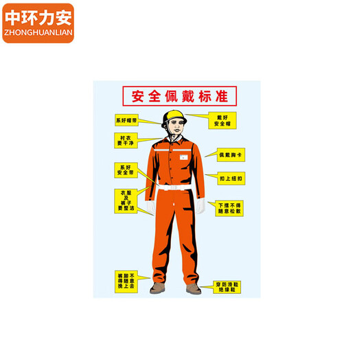 Zhonghuan Li'an [Please do not get close to 60*80cm in danger of foundation pit] PVC board civilized construction site warning sign MYN9207B