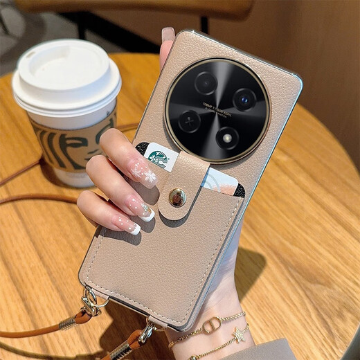 Convient pour Huawei Mate40 Boîte de téléphone mobile Sac de carte intégrée haut de gamme Lanyard Mate40pro Électroplaste de protection anti-automne Caxe rose + sac carton + Lanyard Crossbody