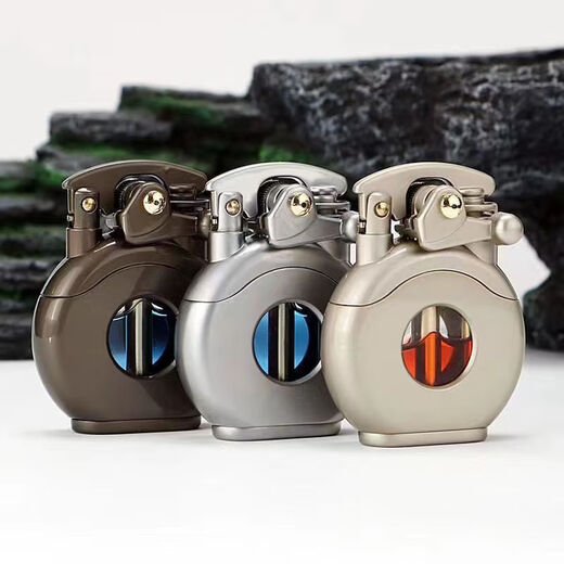 ZORRO kerosene lighter, rocker arm, visual transparent warehouse, creative retro men's gift lighter, Z686-002 transparent pearl nickel, 150 gift box set [color rations * 3+ accessories bag