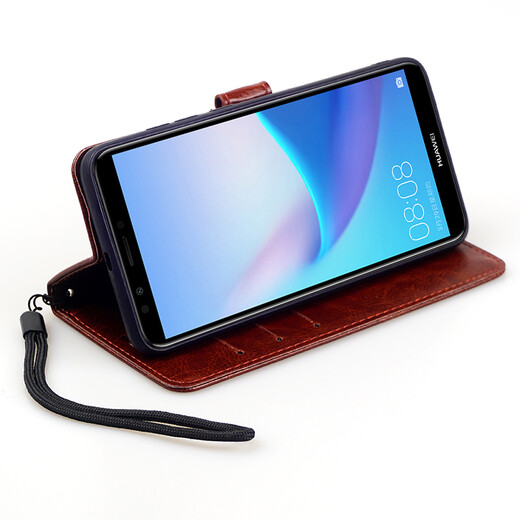 居小智适用oppoA11S手机壳翻盖式皮套PDVM00钱包款插卡外壳全包防摔软内壳磁扣保护套男女款 oppo A11S【棕色】