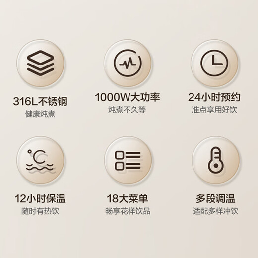 SUPOR Health Pot Tea Kettle 1.5L Household Insulated Flower Tea Kettle Tea Maker 316L Stainless Steel Constant Temperature Electric Kettle Kettle SW-15YJ08