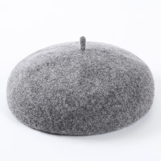 Ning Chai Beret Frauen Frühlings- und Herbst Winter Beret koreanische Pilze Frauenhut Atmungsfreie Kürbishut Imitation Wolle Wolle Wolle rot verstellbar 56-58 cm