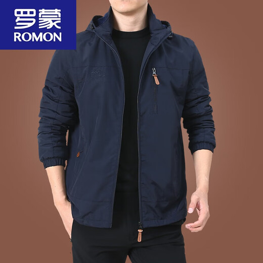 Veste pour hommes en plein air Romon automne et hiver 2023 Nouveaux vêtements d'automne pour hommes d'âge moyen plus veste en polaire