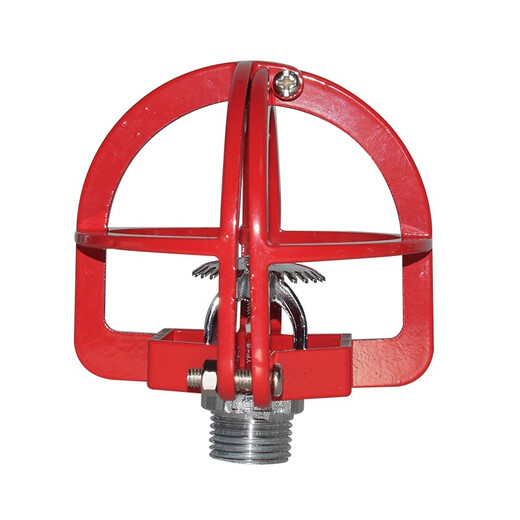 Fire sprinkler head protective cover protective bracket anti-collision cover universal type does not need to be disassembled red thickened protective cover (4 points)