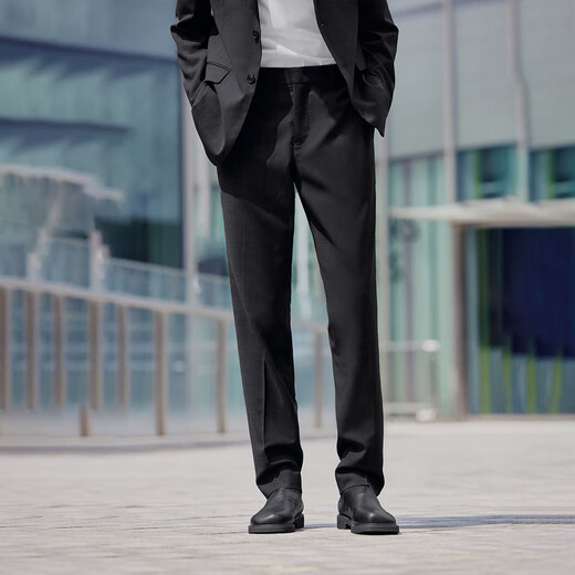 PEACEBIRD Men's Autumn Suit Jacket Men's Casual Single-breasted Casual Suit Suit (Slim Fit) M