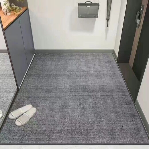 Xinlin silicone non-slip bottom entrance mat floor mat aisle living room door mat is stain-resistant, washable and light luxury minimalist 01 100*120 cm (environmentally friendly and can be cut)