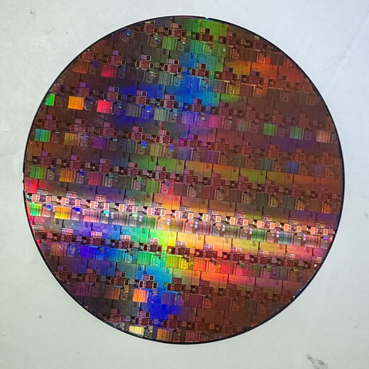 Crystal CPU wafer wafer photolithography integrated circuit chip semiconductor silicon wafer teaching science test 12 inches 10 free acrylic bracket