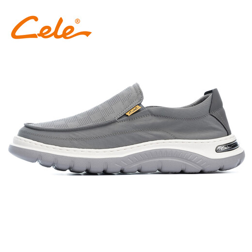 Cele shoes for men 2025 summer new style convenient footwear men's shoes breathable casual shoes men's versatile cloth shoes gray 40