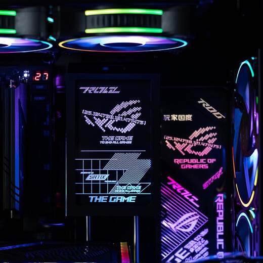 ASUS ROG family bucket 601 Sun God U7 265K/5070ti graphics card/5080 graphics card/5090 graphics card Republic of Gamers console game desktop computer assembly computer configuration three U7 265KF/RTX5070 graphics card