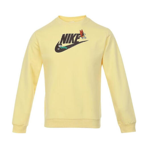 耐克NIKE【滔搏运动】大童K NSW CLUB FLC CREW LS GCEL卫衣 HQ4885-701 XS