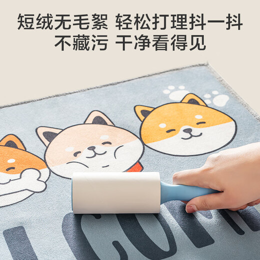 Made in Tokyo, Jiji floor mats, bathroom bathroom floor mats, water-absorbent, non-slip door entrance dust removal, gray 40*60cm