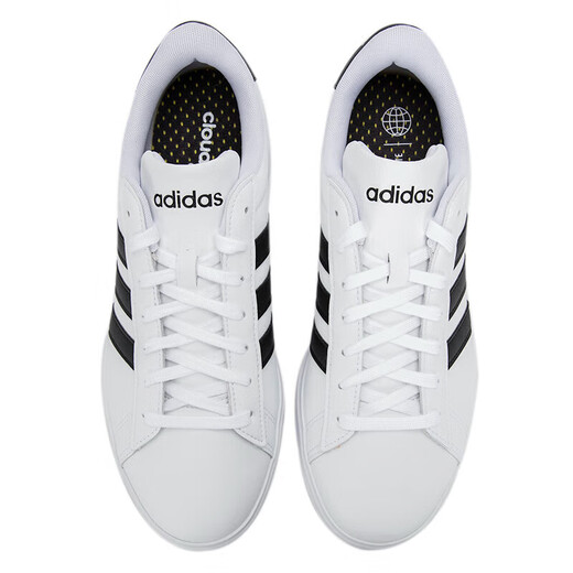 阿迪达斯 （adidas）Neo板鞋男鞋女鞋春季新款情侣运动鞋复古低帮休闲鞋 GW9195白色 37