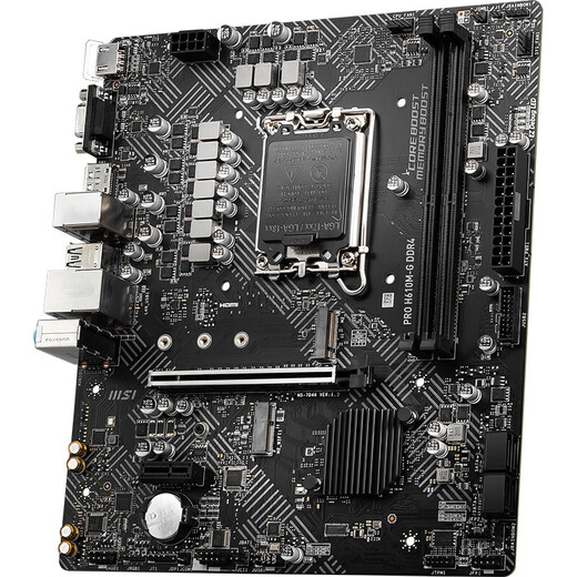 微星MSI B660M B760M Z790 B660迫击炮Mortar爆破弹WiFi Z690刀锋钛台式电脑主板电竞游戏主板 微星H610M-G D4 2个5V3针ARGB