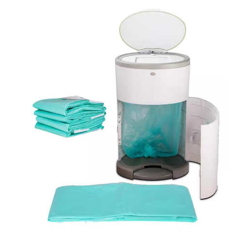 
Ai Ruisheng Baby Anti-odor Trash Can Diaper Bucket Baby Diaper Diaper Diaper Diaper Diaper Diaper Diaper Dirty Garbage Deodorization Storage 16L Garbage Bag with scent 4 packs 2.25 silk