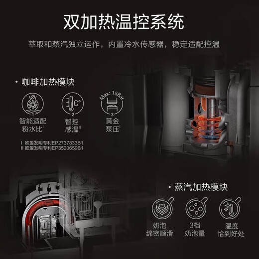 WMF [National Subsidy] Fully Automatic Coffee Machine 680 Cold Brush Original Imported Home Touch Screen Operation No need to disassemble Deep Cleaning