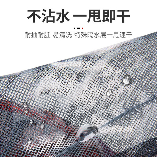 Gamma copy net head, special-shaped titanium alloy anti-hook copy net, ultra-light hard fishing net head, fishing net pocket fishing gear, regular version - titanium alloy split type - black circle 30cm