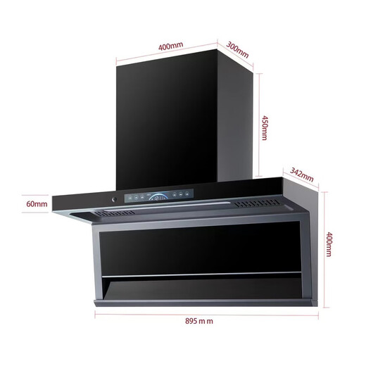 Hoboo Huobang Küche und Badezimmer Elektrogeräte Home Range Hood HB-9901 Typ 900 Breite